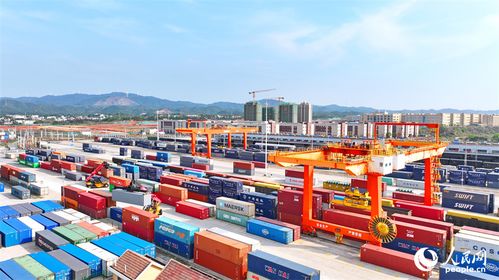 進(jìn)出口業(yè)務(wù)驅(qū)動(dòng)區(qū)域發(fā)展 江西贛州南康區(qū)集裝箱裝卸繁忙景象